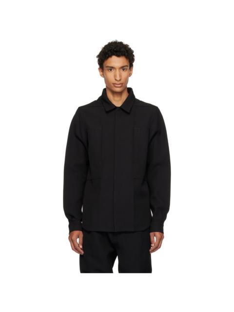 Rick Owens Black Tower Outershirt Jacket
