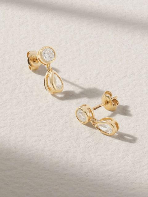 MATEO 14-karat gold diamond earrings