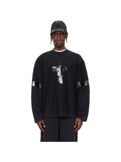 Black Taped Longsleeve T-shirt