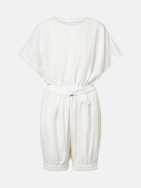 NORMA KAMALI Belted romper
