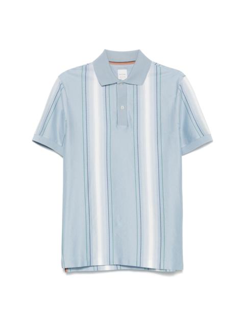 striped polo shirt