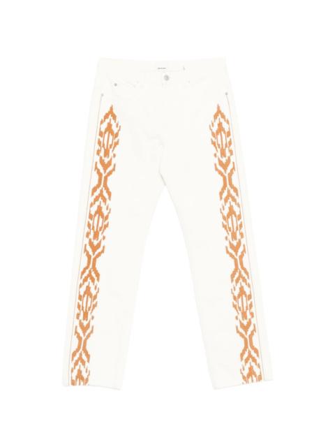 Isabel Marant Lewys embroidered jeans