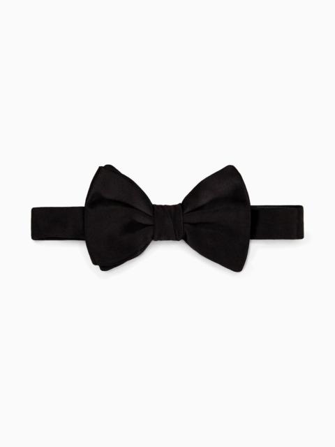 GIORGIO ARMANI Pure silk knotted bow tie