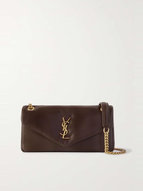 Calypso padded leather shoulder bag