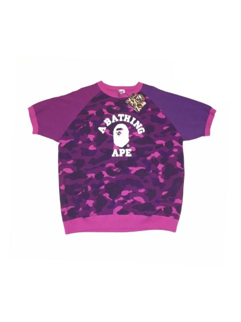 A BATHING APE® Bape Purple Camo Crewneck Tee