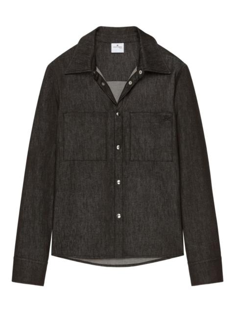 courrèges button-up utility overshirt