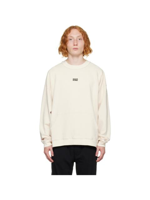 DSQUARED2 Off-White Mini DSQ2 Sweatshirt