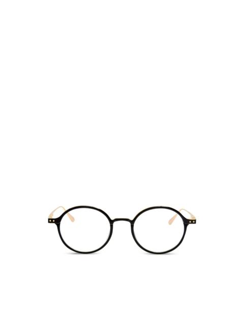 LINDA FARROW round-frame glasses