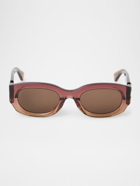 Off-White Palmer Arrow Oval Sunglasses