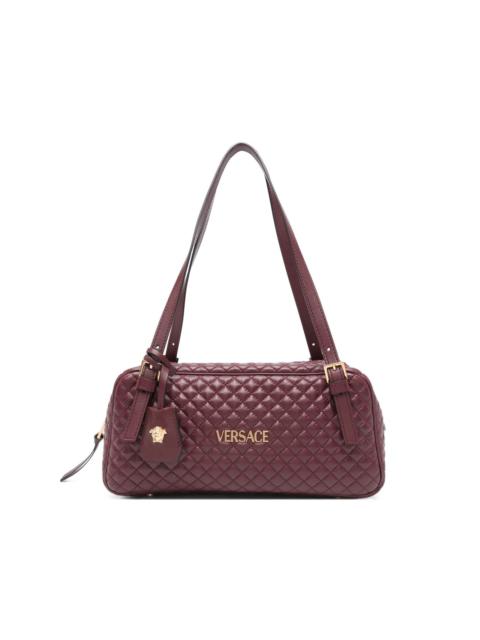 VERSACE quilted tote bag