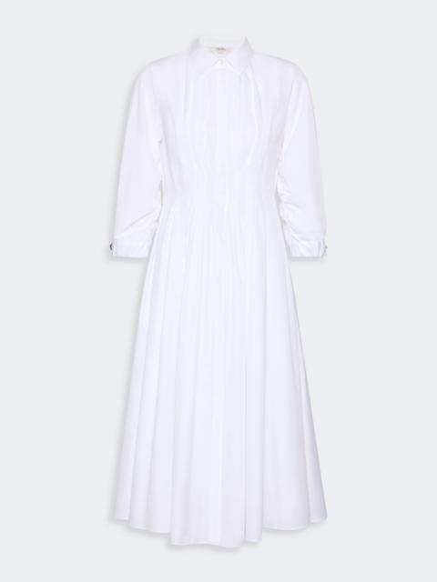 'S Max Mara ADAGIO Shirt dress in cotton poplin - WHITE