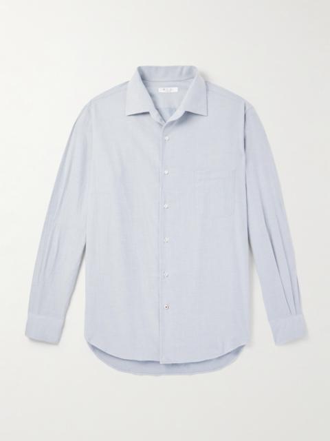 Loro Piana André Cotton-Flannel Shirt
