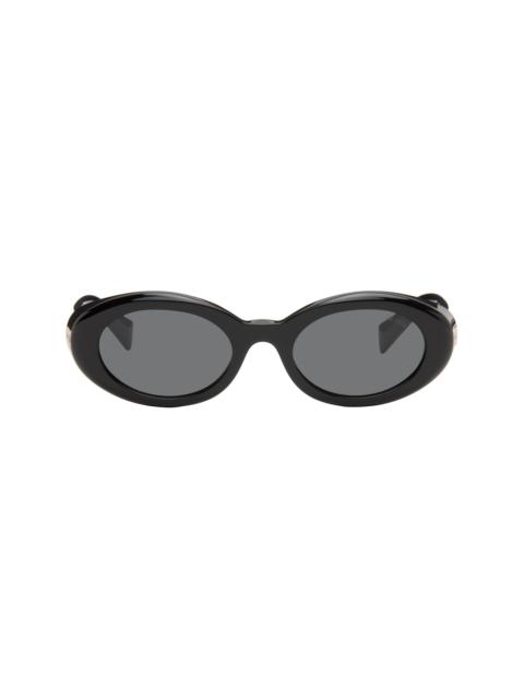 Miu Miu Black Oval Sunglasses