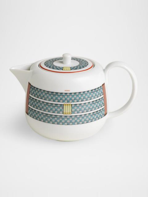 Hermès Tressages Equestres 6-Cup Teapot with Filter