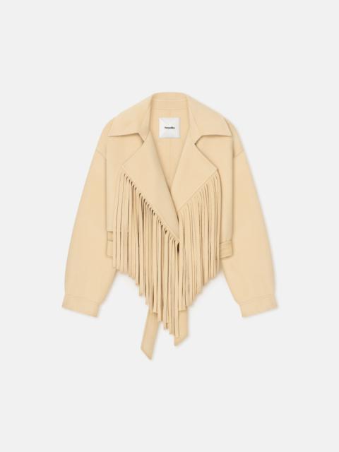 Nanushka Fringed Double Wool Jacket