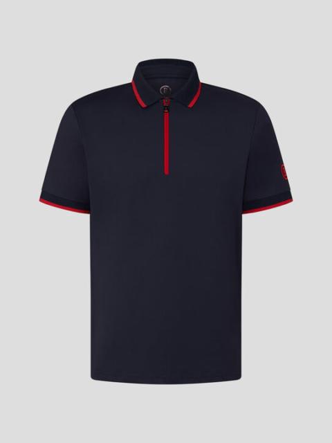 Cody Functional polo shirt in Navy blue