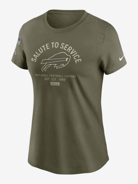 Nike Buffalo Bills Salute to Service Sideline Women's Nike NFL T-Shirt