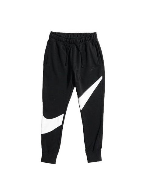 Nike Big Swoosh Black White Large Sports Pants Black AR3087-010