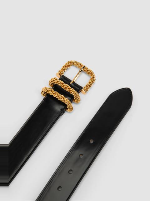 BY FAR Katina Semi Patent Belt