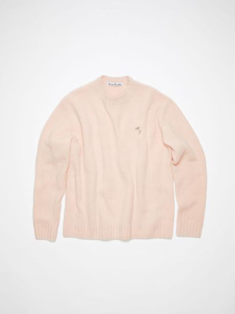 Acne Studios Crew neck wool jumper - Powder pink