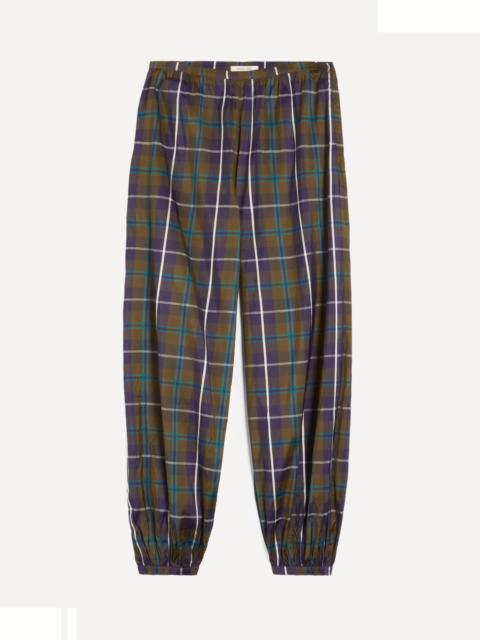 paloma wool Boza Navy Plaid Balloon Trousers
