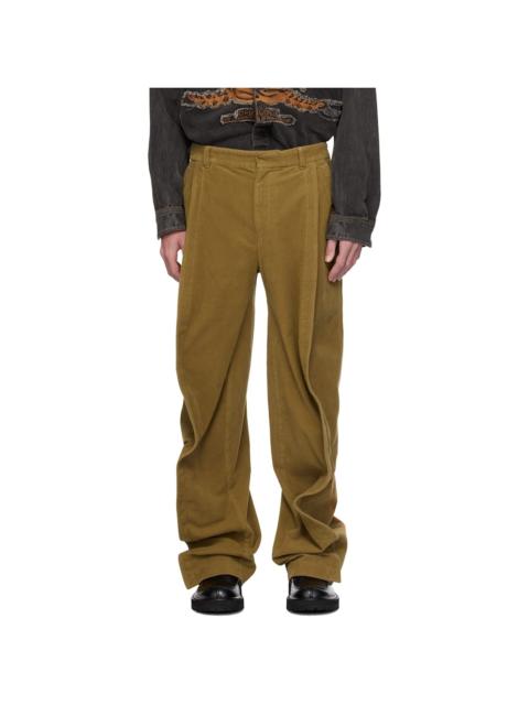 Y/Project Beige Banana Trousers