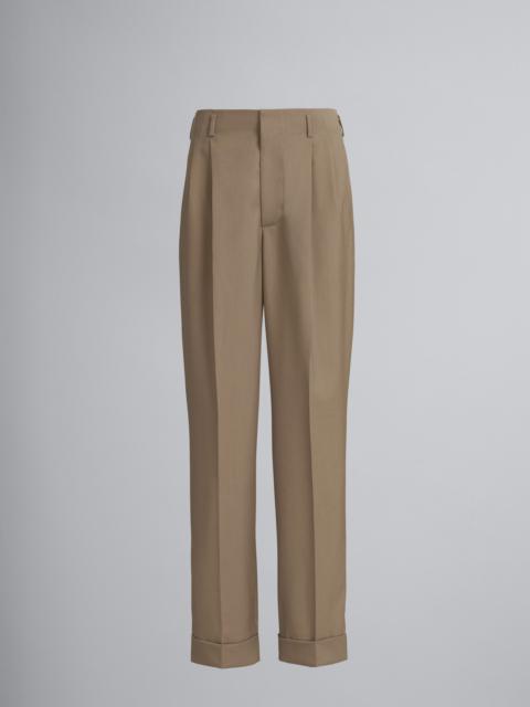 Marni FRESH WOOL MASCULINE TROUSERS