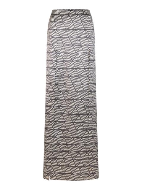 HEIRLOME Florence Silk Maxi Skirt by A. Morales multi