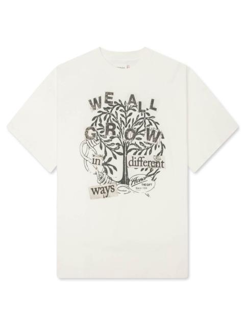 HONOR THE GIFT WE ALL GROW TEE - WHITE
