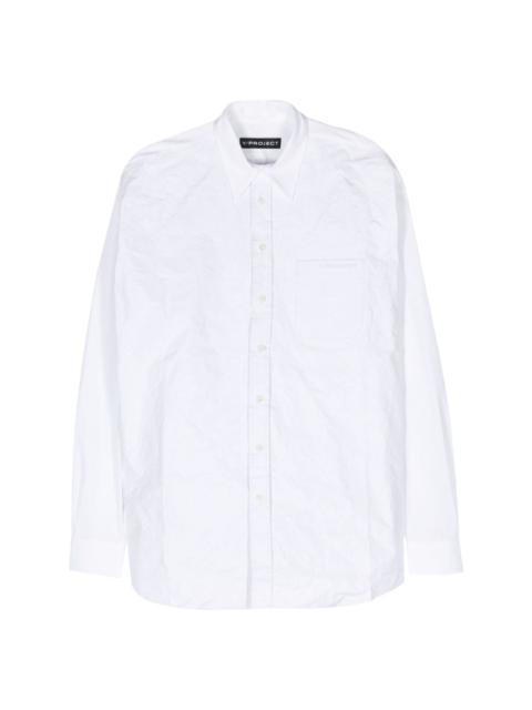 Y/Project Scrunched cotton shirt