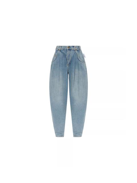 Moschino Jeans With Pleats And Tucks