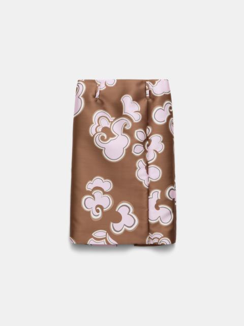 FLORAL STATEMENT skirt