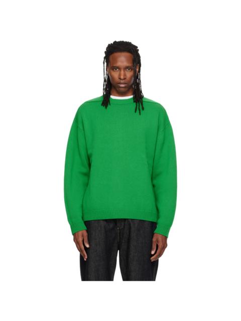 Studio Nicholson Green Guernsey Sweater