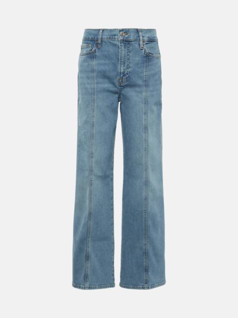 Le Slim Palazzo high-rise jeans