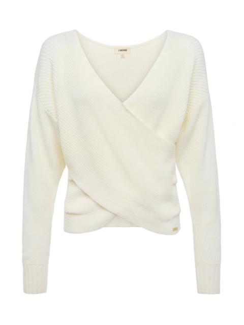L'AGENCE Antonella Crossover Sweater