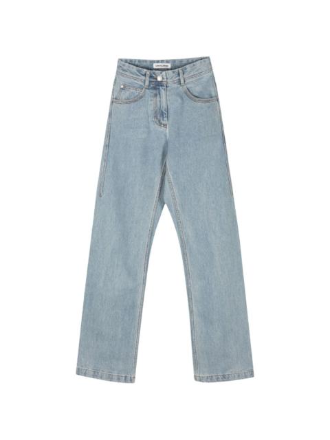 LOW CLASSIC high-rise straight-leg jeans