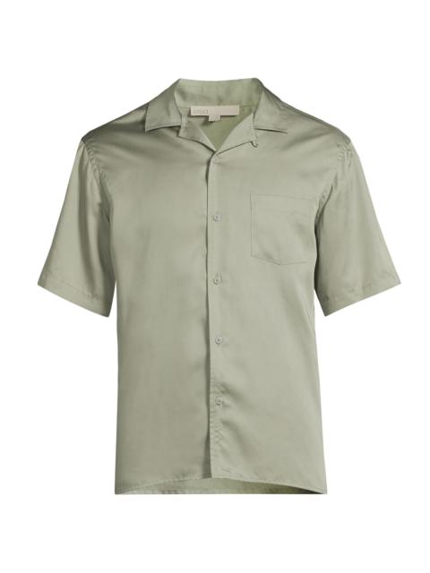 onia Men's Core Vacation Relaxed Short-Sleeve Shirt - Sage
