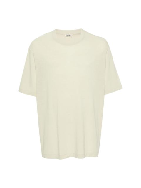 short-sleeve wool T-shirt