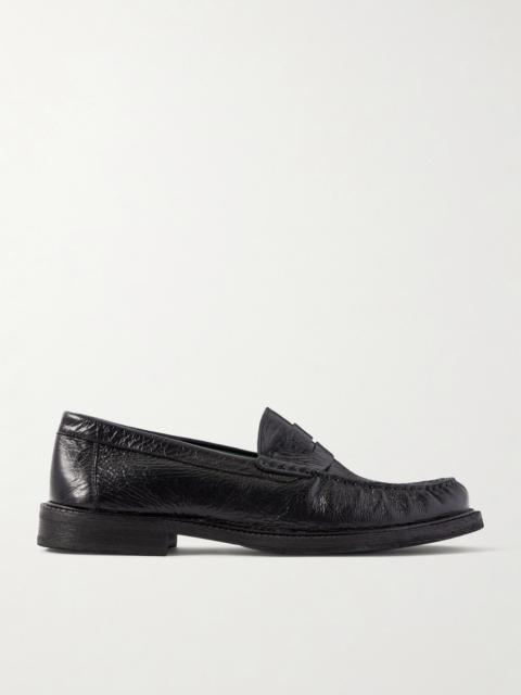 VINNY’s Yardee Tumbled Leather Loafers