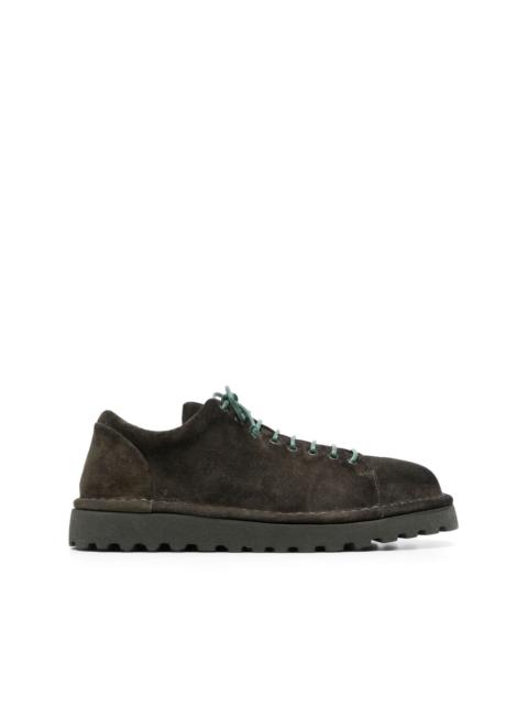 lace-up suede oxford shoes