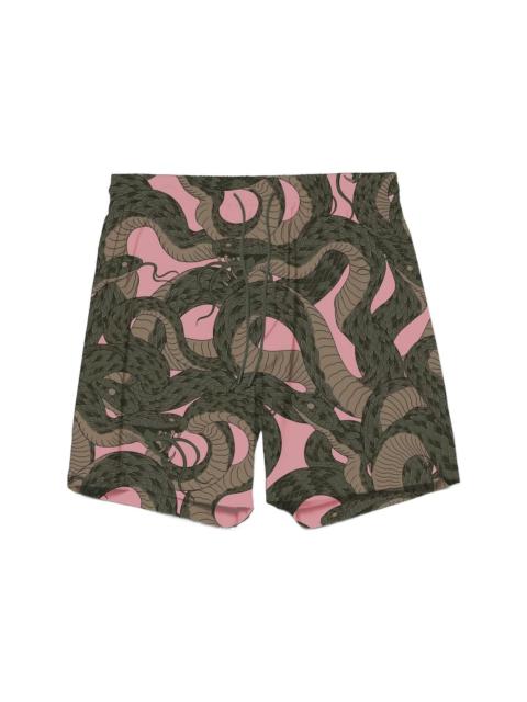 MAHARISHI 1481 SNAKESKIN SWIM SHORTS