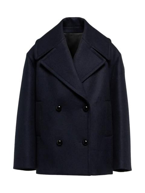 Alaïa Double-breasted wool peacoat