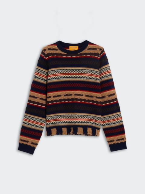 GUEST IN RESIDENCE Western Stripe Crew