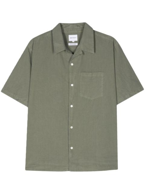 NORSE PROJECTS notch-collar short-sleeve shirt