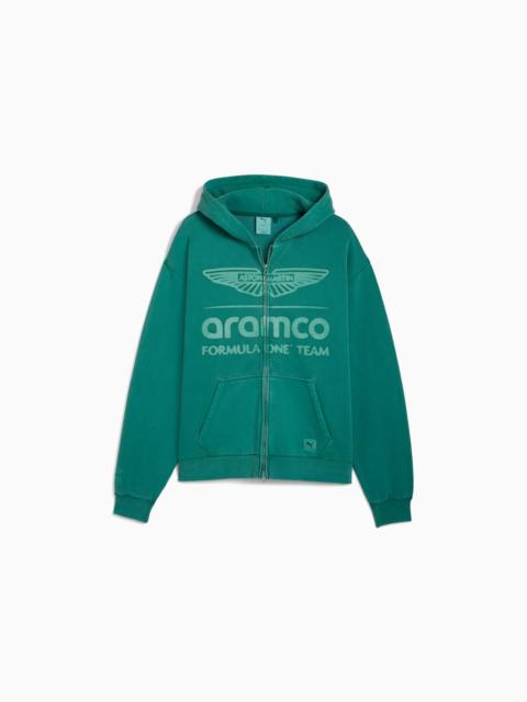 PUMA PUMA x ASTON MARTIN ARAMCO F1® TEAM Men's Zip-Up Hooded Sweatshirt