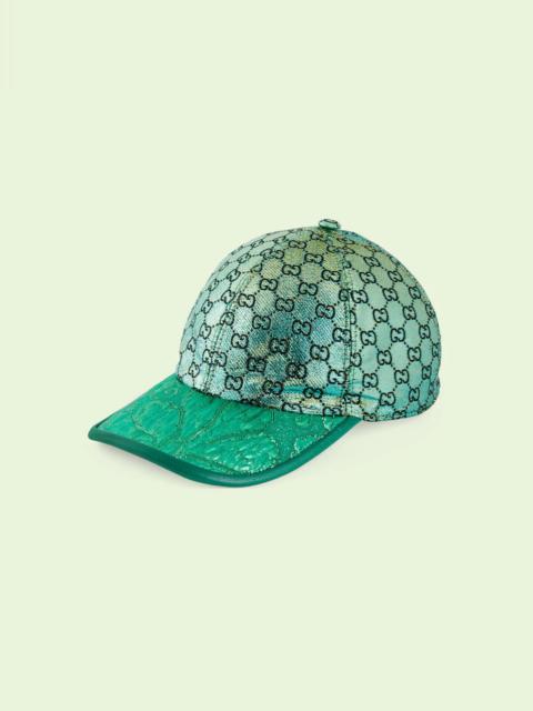 GUCCI GG lamé jacquard baseball hat