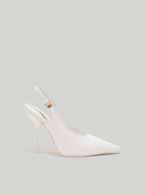 Altuzarra LARROUDÉ X ALTUZARRA PUMP IN WHITE PATENT LEATHER