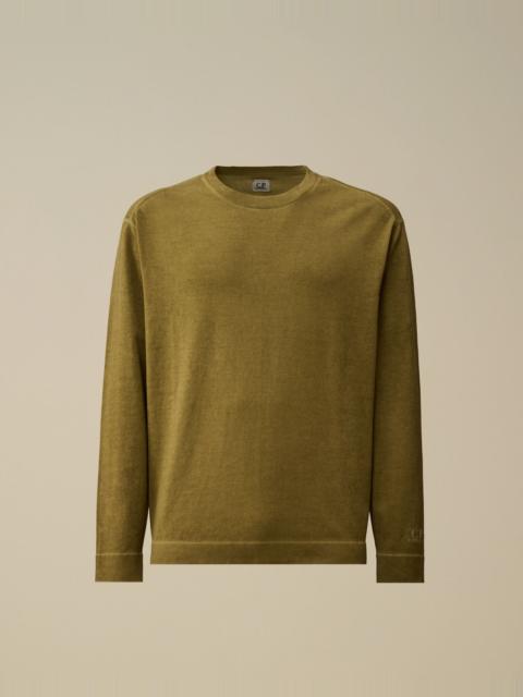 C.P. Company Cotton Crepe Double Dyed Crewneck Sweater