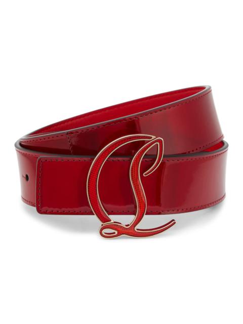 Christian Louboutin CL logo leather belt