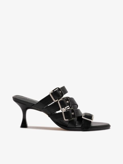 Patti Mule In Black Leather